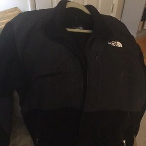 The north face black Denali jacket winter coat L